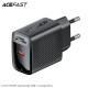 Acefast Charger Wall GaN PD30W - A102 - USB-C x 1, Black