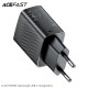 Acefast Charger Wall GaN PD30W - A102 - USB-C x 1, Black