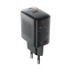 Acefast Charger Wall GaN PD25W - A104 - USB-C x 1, Black