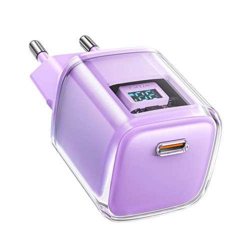 Acefast Charger Wall GaN PD30W - A53 - USB-C x 1, Purple