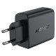 Acefast Charger Wall GaN PD45W - A61 - USB-C x 2, USB-A x 2, Black