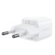 Acefast Charger Wall GaN PD20W - A73 Mini with 1.2m cable - USB-C x 1, White