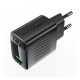 Acefast Charger Wall GaN Quick Charge 18W - A90 - USB-A x 1, Black