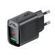 Acefast Charger Wall GaN PD 30W - A98 - USB-C x 1, USB-A x 1, Black