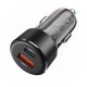 Acefast Fast Charger Car PD3.0 60W - B12 - USB-C x 1, USB-A x 1, Black