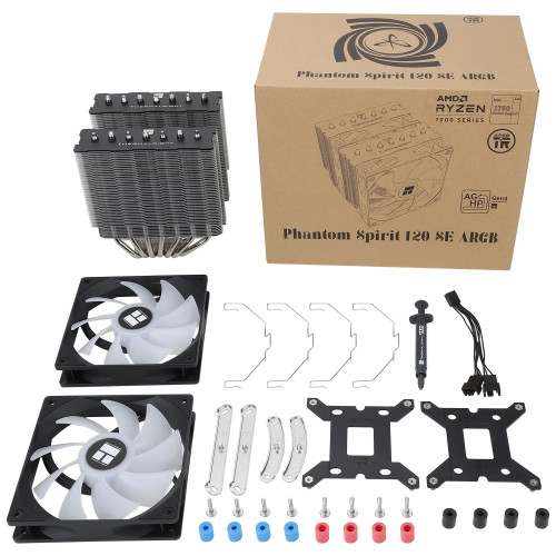 Thermalright CPU Cooler Phantom Spirit 120 SE A-RGB - Dual-Tower Thermalright CPU Cooler Phantom Spirit 120 SE A-RGB - Dual-Tower