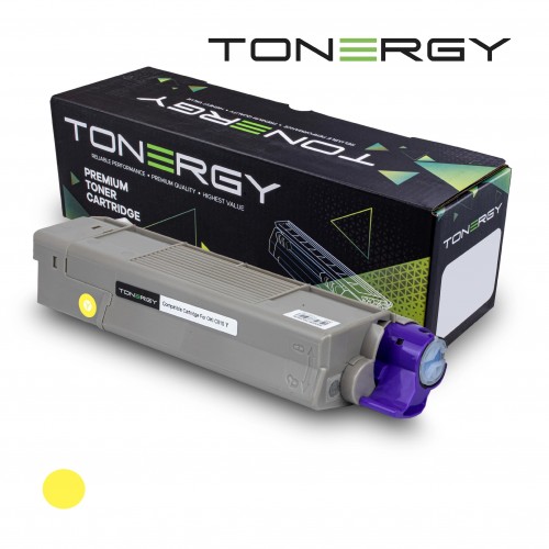 Tonergy Compatible Toner Cartridge OKI 44315301 Yellow, 6k