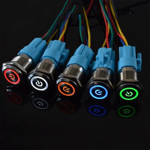 16mm led Metal Push Button Switch(long type)