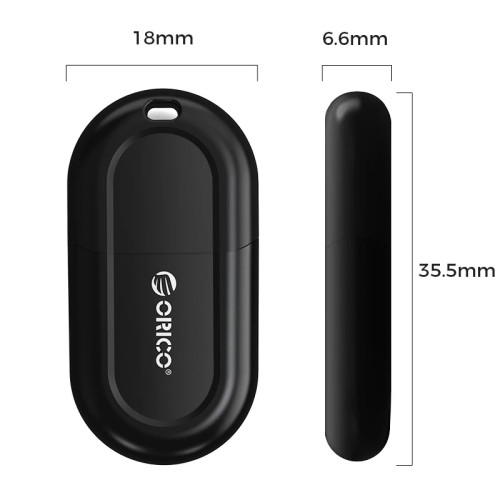 Orico Bluetooth 5.3 USB adapter, black Orico Bluetooth 5.3 USB adapter, black