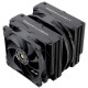 Thermalright CPU Cooler Frost Commander 140 Black - Dual-Tower