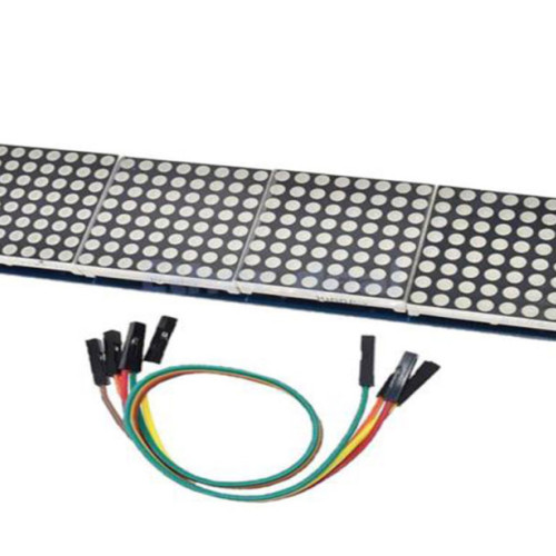 MAX7219 матричен модул / червен 12.8х3.2cm