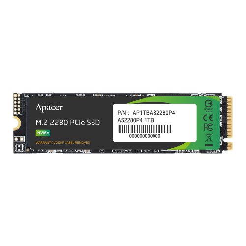 диск Apacer SSD M.2 PCIe AS2280P4, 1TB диск Apacer SSD M.2 PCIe AS2280P4, 1TB