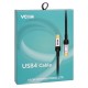 VCom USB4.0 USB-C/USB-C 40Gbps, 240W - 1.2m