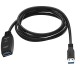 VCom USB 3.0 AM / AF Active Extension Cable 5M Black - CU827A-5.0m