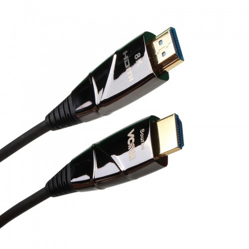 активен оптичен кабел VCom HDMI V2.1 M/M 15 метра