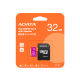 Карта памет ADATA Premier microSDHC/SDXC UHS-I Class10 Memory Card 32GB с адаптер