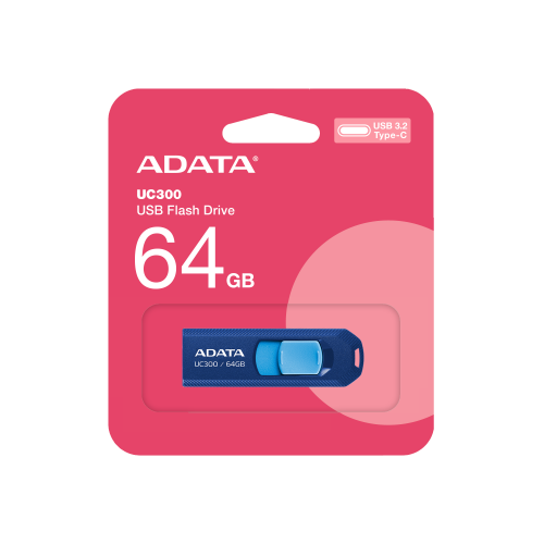 ADATA UC300 USB Flash Drive 64GB Blue