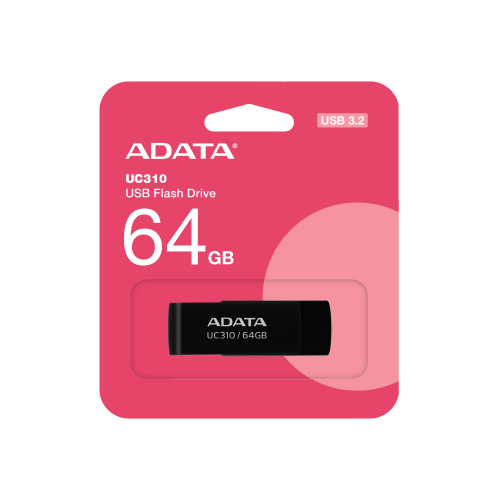 ADATA UC310 USB Flash Drive 64GB Black