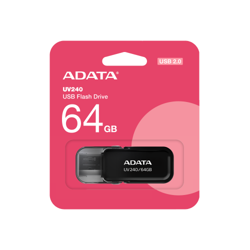 USB флаш памет ADATA UV240 64GB черна USB флаш памет ADATA UV240 64GB черна