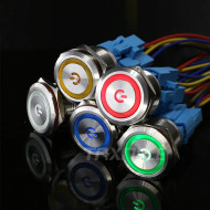 22mm Metal Annular Push Button Switch