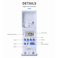 THC30A Din Rail 2 Wire Weekly 7 Days Programmable Digital TIME SWITCH THC30A Din Rail 2 Wire Weekly 7 Days Programmable Digital TIME SWITCH