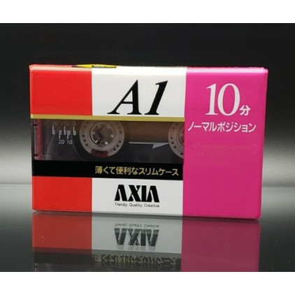 Аудио касета AXIA A1 10 min Type I Normal Position AXIA A1 10 min Blank Audio Cassette Tape Type I Normal Position