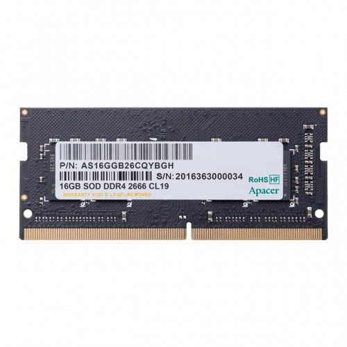 памет Apacer 16GB DDR4 SODIMM 1024x8 2666MHz памет Apacer 16GB DDR4 SODIMM 1024x8 2666MHz