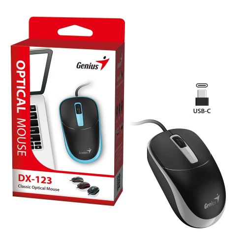 мишка Genius DX-123 сива - USB-C мишка Genius DX-123 сива - USB-C