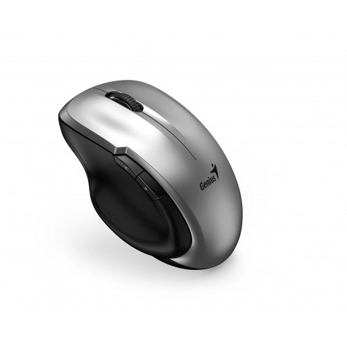 безжина безшумна мишка Genius - Ergo 8200S сребриста - Silent, 2.4GHz, USB-C receiver безжина безшумна мишка Genius - Ergo 8200S сребриста - Silent, 2.4GHz, USB-C receiver
