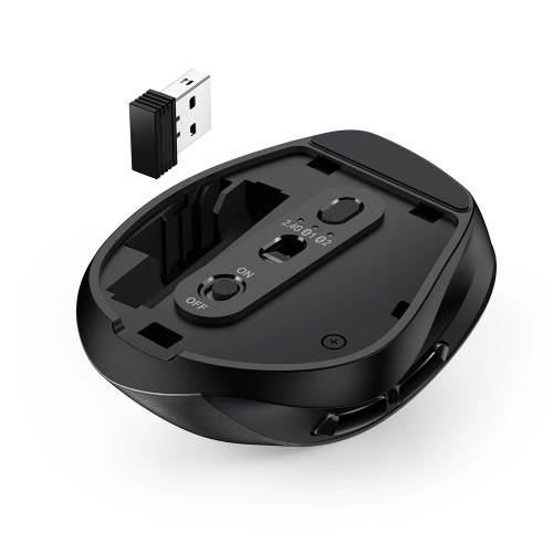 безжина безшумна мишка Genius Ergo 9000S - Silent, Bluetooth, 2.4G, черна безжина безшумна мишка Genius Ergo 9000S - Silent, Bluetooth, 2.4G, черна