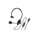 слушалки с микрофон Genius - HS-100U, Mic, USB, черни слушалки с микрофон Genius - HS-100U, Mic, USB, черни