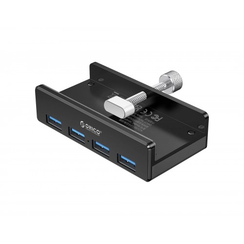 хъб Orico USB 3.0 HUB Clip Type 4 port, черен хъб Orico USB 3.0 HUB Clip Type 4 port, черен