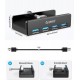 хъб Orico USB 3.0 HUB Clip Type 4 port, черен хъб Orico USB 3.0 HUB Clip Type 4 port, черен