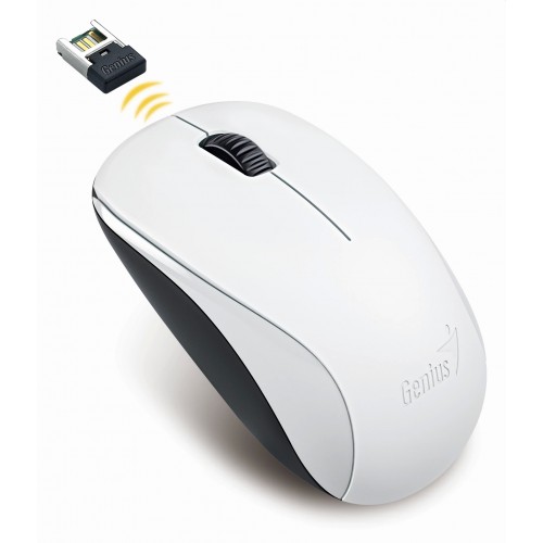 безжична мишка Genius - NX-7000 бяла - 2.4GHz безжична мишка Genius - NX-7000 бяла - 2.4GHz