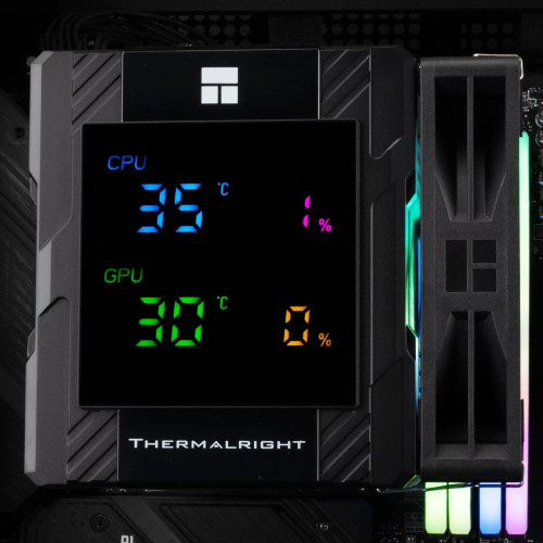 охладител Thermalright Peerless Assassin 120 Digital A-RGB Black - Dual-Tower - LGA1851/AM5 Thermalright CPU Cooler Peerless Assassin 120 Digital A-RGB Black - Dual-Tower