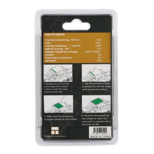 термо паста Thermalright - TF8 2g - 13.8 W/mK термо паста Thermalright - TF8 2g - 13.8 W/mK