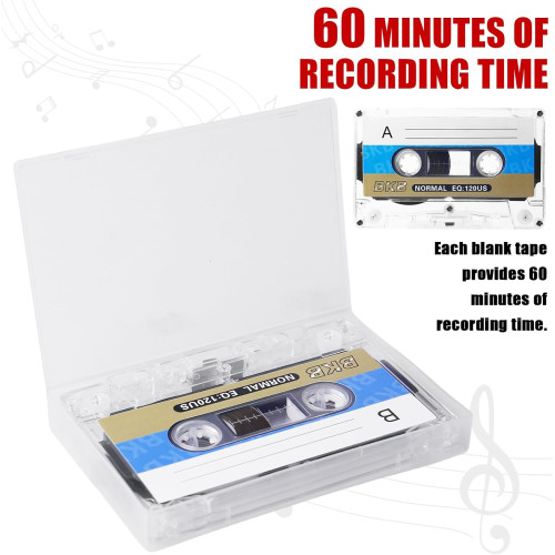 Аудио касета Low Noise, 60 минутна Low Noise Audio Cassettes, 60 Min Audio