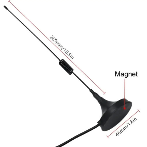 Автомобилна антена са кола с магнитна основа 88-108MHz Car Antenna