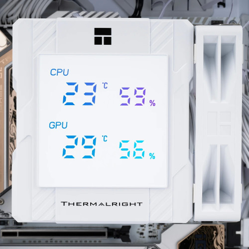 охладител Thermalright Peerless Assassin 120 Digital White - Dual-Tower - LGA1851/AM5 Thermalright CPU Cooler Peerless Assassin 120 Digital White - Dual-Tower