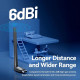 безжичен адаптер Vention WiFi USB adapter Dual Band, 650Mbps Vention WiFi USB adapter Dual Band, 650Mbps