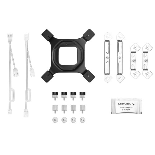 охладител DeepCool AG620 WH - Addressable RGB V2, Dual-Tower - LGA1700/AM5 DeepCool CPU Cooler AG620 WH - Addressable RGB V2, Dual-Tower
