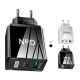 Бързо зарядно за телефон 65W PD QC3.0