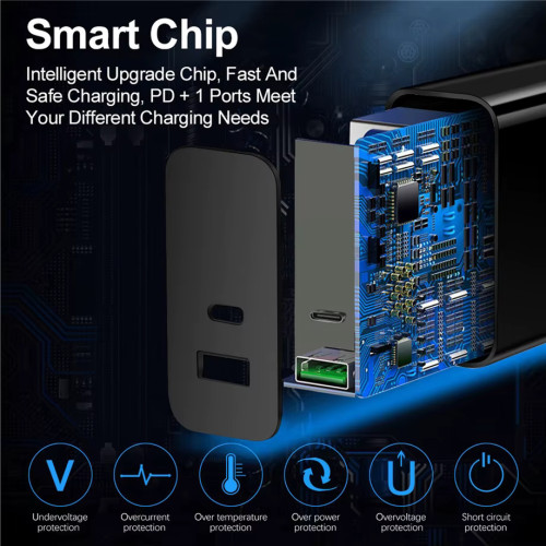 Бързо зарядно за телефон 65W PD QC3.0
