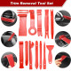 Car Interior Removal Kit - 12 pcs / Red