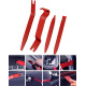 Car Interior Removal Kit - 12 pcs / Red