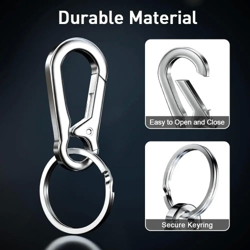 Metal Gourd Buckle Keychain