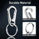Metal Gourd Buckle Keychain