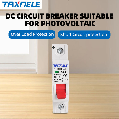 Taxnele DC 500V Мини прекъсвач 1P / Защита от претоварване
