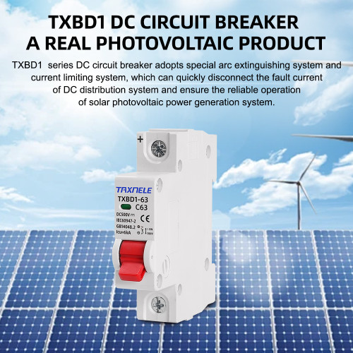 Taxnele DC 500V Мини прекъсвач 1P / Защита от претоварване