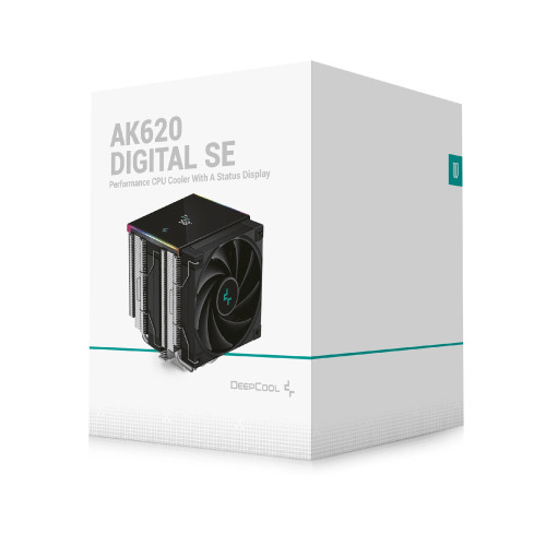 охладител DeepCool AK620 DIGITAL SE - Dual-Tower - LGA1851/AM5 охладител DeepCool AK620 DIGITAL SE - Dual-Tower - LGA1851/AM5